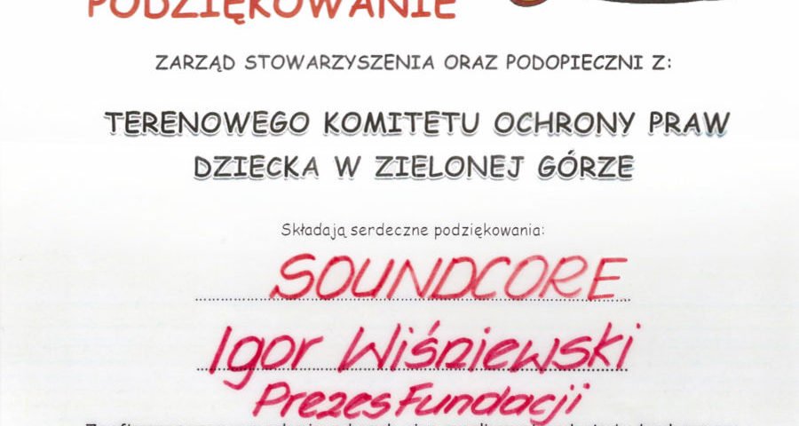 Igor Wiśniewski - prezes Fundacji Soundcore Zielona Góra
